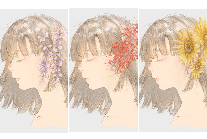 The basics of how to draw flowers! Understanding the structure and shape will give your flower illustrations more impact