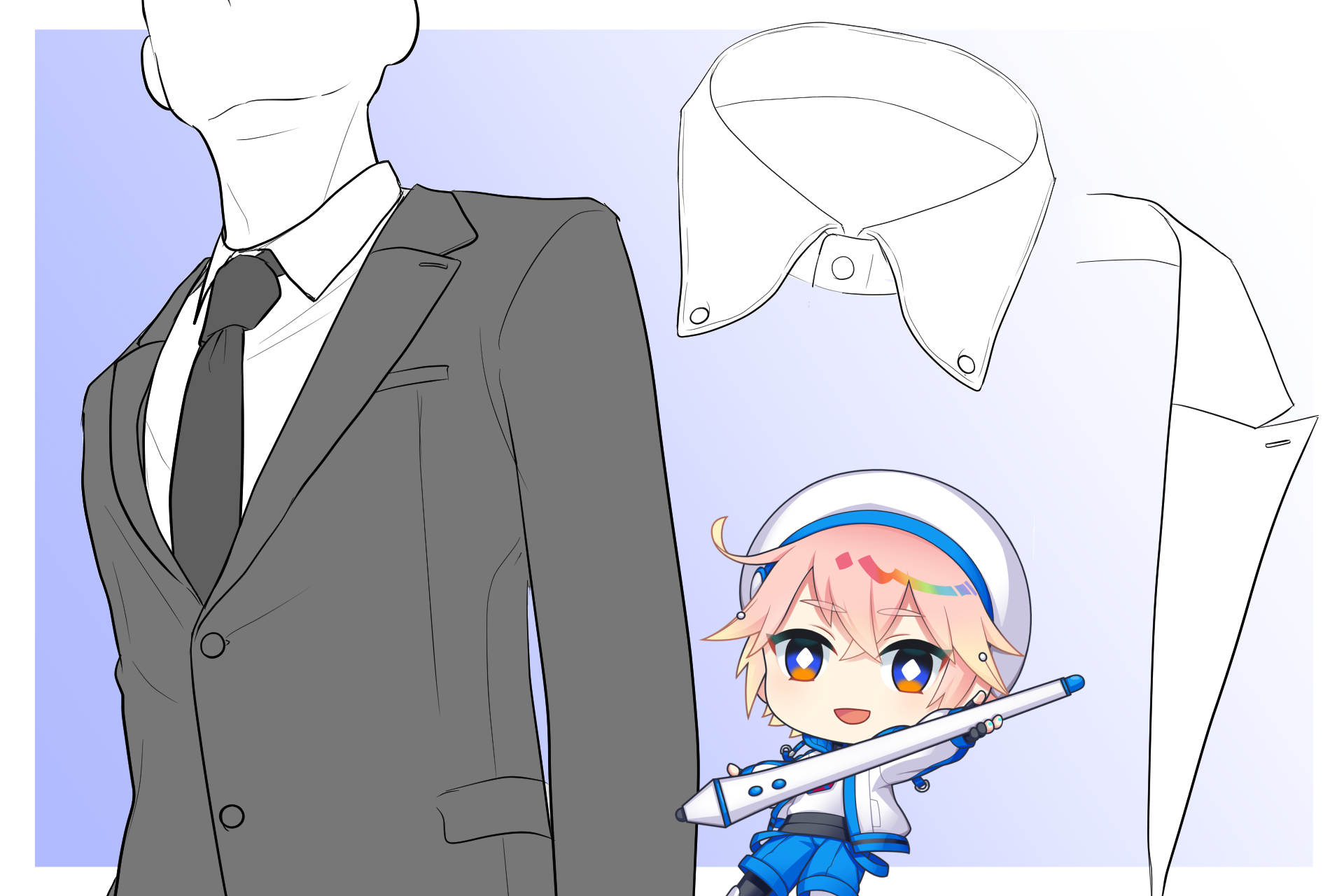 How to draw collars! If you learn the basics, you can easily draw the collars of shirts and suits